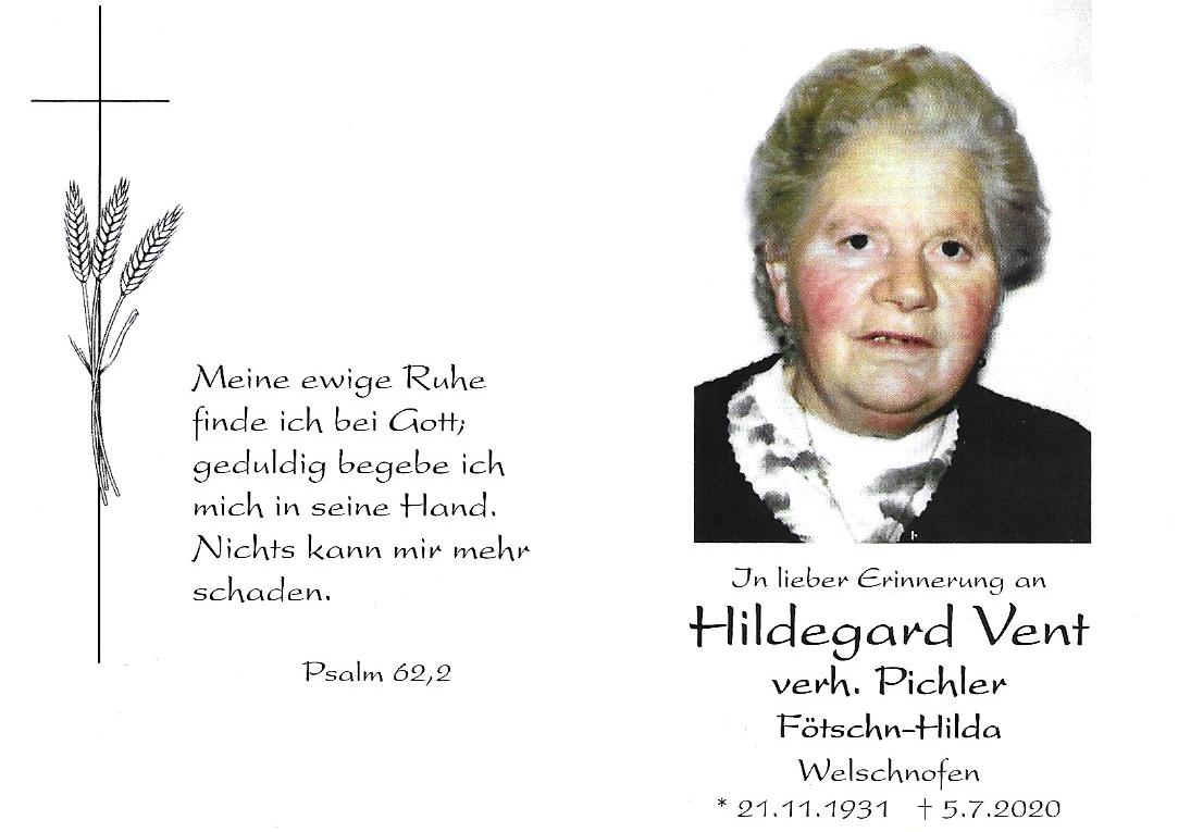 Hildegard Vent verh. Pichler