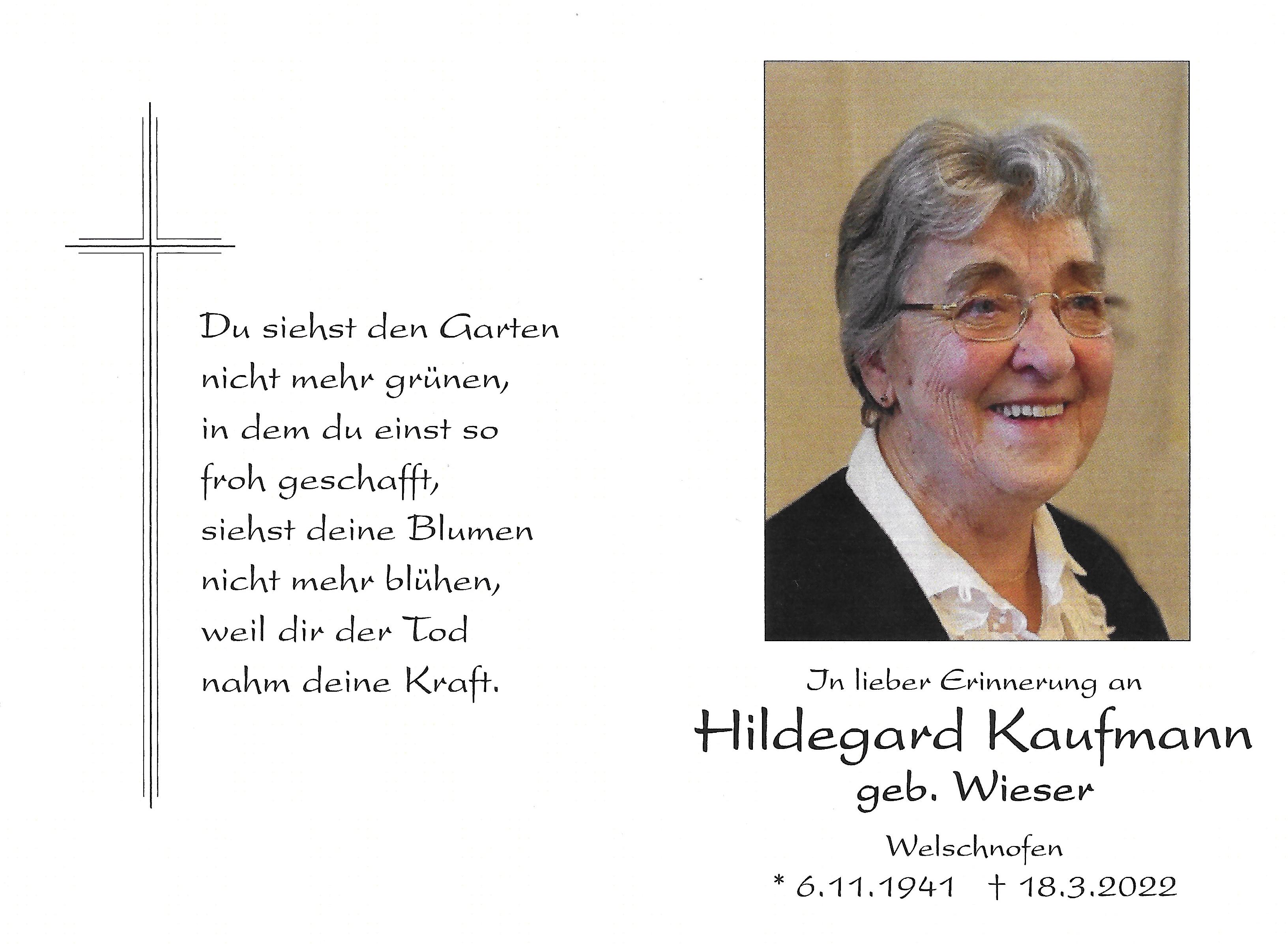 Hildegard Wieser Kaufmann