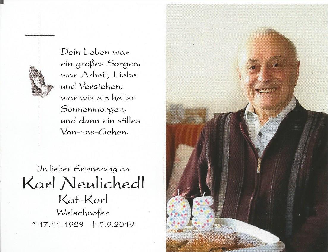 Karl Neulichedl Kat Korl