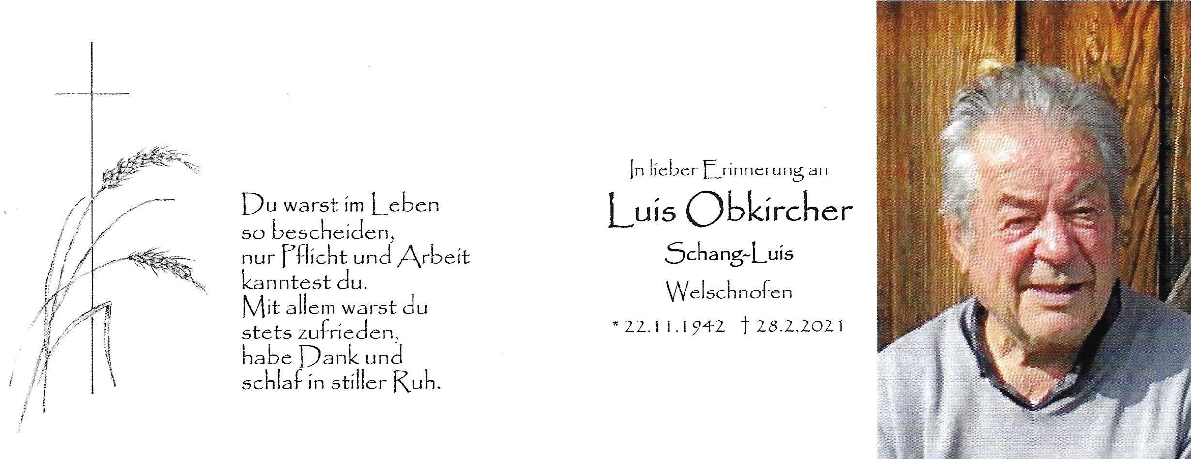 Luis Obkircher Schang