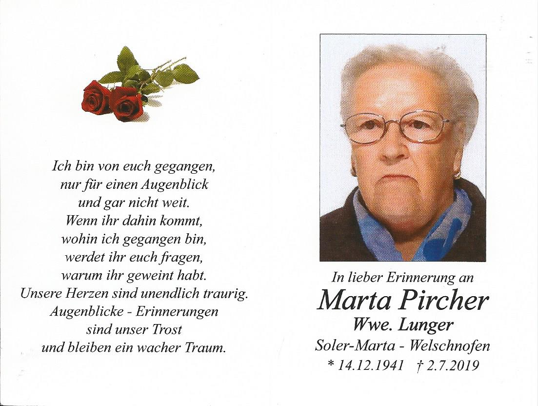 Marta Pircher Lunger Sohler Marta