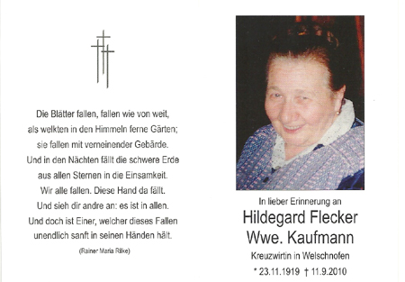 Hilde Flecker