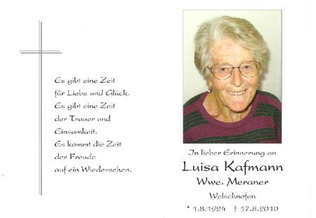 Luisa Kafmann