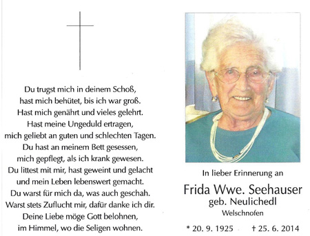 Frida Seehauser Neulichedl