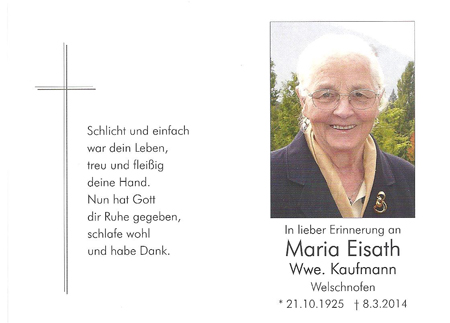 Maria Eisath Kaufmann