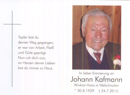 Johann Kafmann